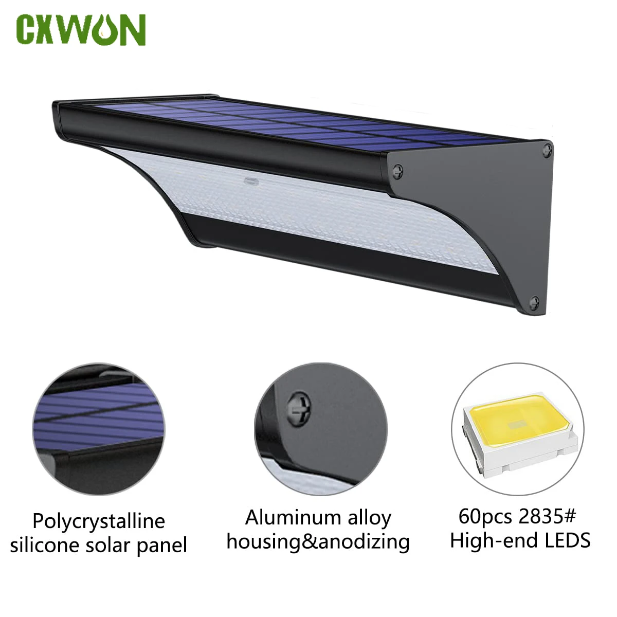Smart Garden Solar Lights - 60/48Led Ngoài Trời Năng Lượng Mặt