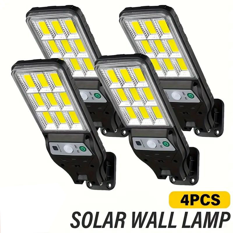 Smart Garden Solar Lights - 4PCS Solar Wall Light with Motion