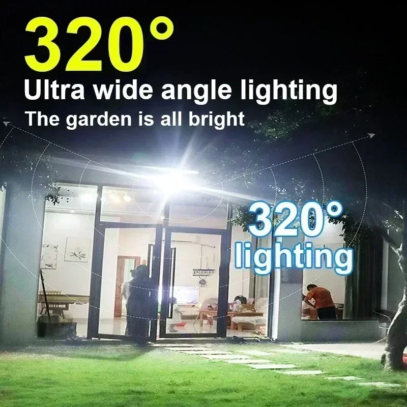 12000LM Powerful Solar Wall La - đánh giá và giá Smart Garden Solar Lights