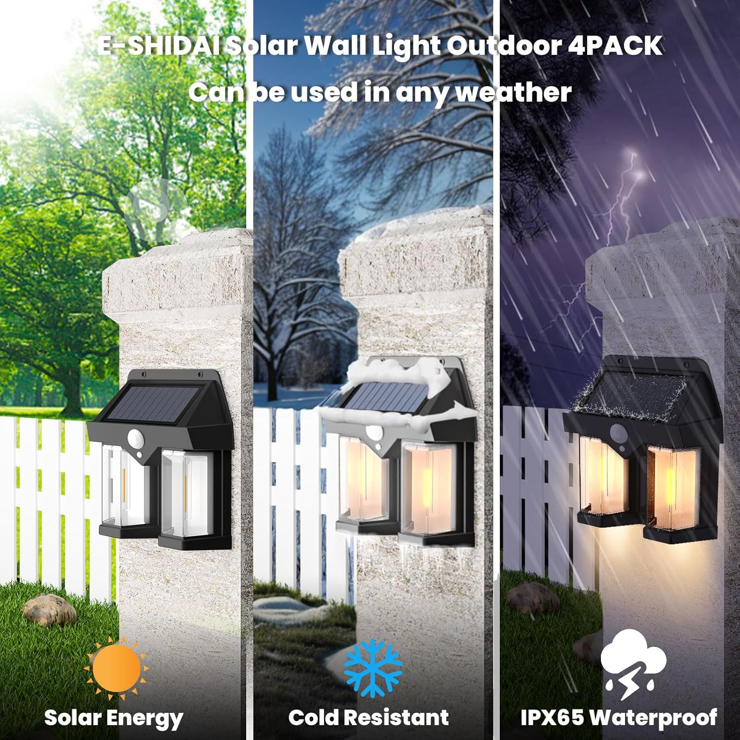 Solar Powered Wall Light Vinta - đánh giá và giá Smart Garden Solar Lights