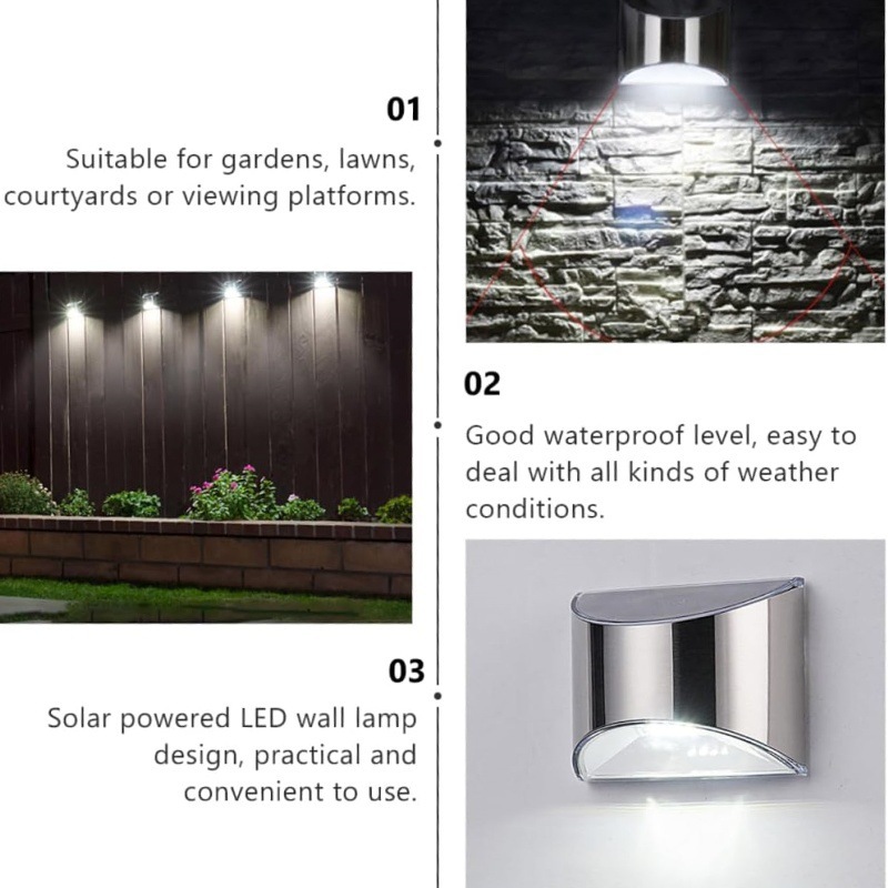2Pcs Solar Garden Light Stainl - đánh giá và giá Smart Garden Solar Lights