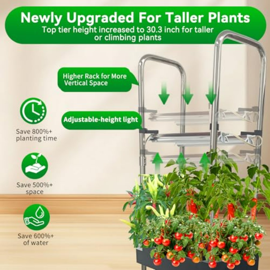 Indoor hydroponics growing sys - đánh giá và giá Smart Garden Vertical