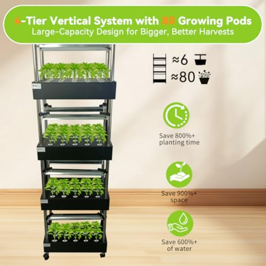 Indoor hydroponics growing sys - đánh giá và giá Smart Garden Vertical