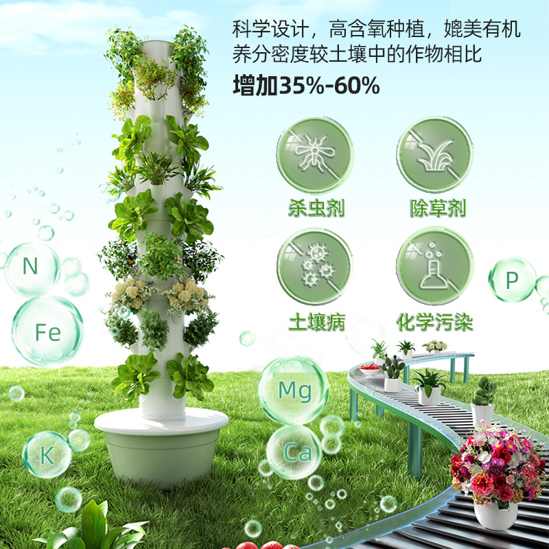 9 Layer Vertical Hydroponic Ga - đánh giá và giá Smart Garden Vertical